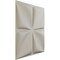 Ekena Millwork 19 5/8in. W x 19 5/8in. H Riley EnduraWall Decorative 3D Wall Panel Covers 2.67 Sq. Ft. WP20X20RLGBW - alternate 4